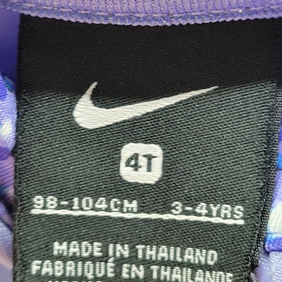 Nike Girls 4T Purple Tracksuit Set Jacket & Leggings - Picture 5 of 9